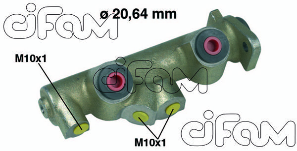 CIFAM pagrindinis cilindras, stabdžiai 202-070