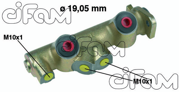 CIFAM pagrindinis cilindras, stabdžiai 202-072