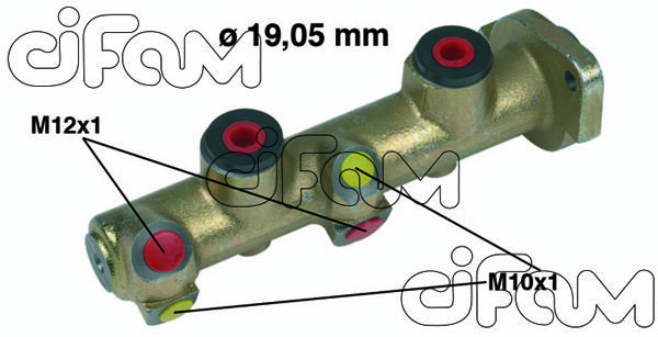 CIFAM pagrindinis cilindras, stabdžiai 202-077