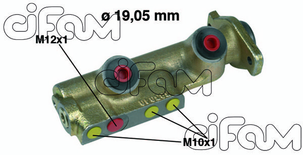 CIFAM pagrindinis cilindras, stabdžiai 202-080