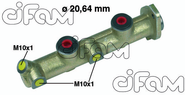 CIFAM pagrindinis cilindras, stabdžiai 202-085