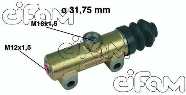 CIFAM pagrindinis cilindras, stabdžiai 202-103