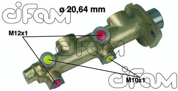 CIFAM pagrindinis cilindras, stabdžiai 202-116