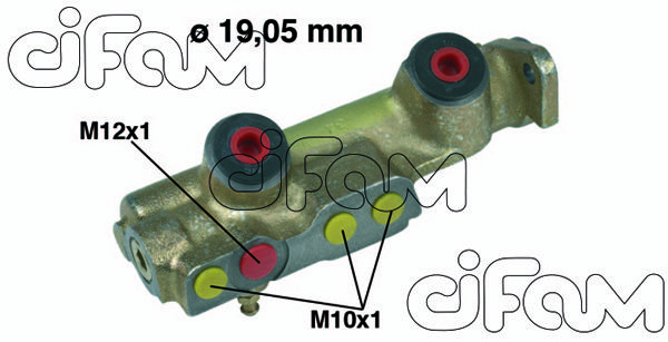 CIFAM Главный тормозной цилиндр 202-131