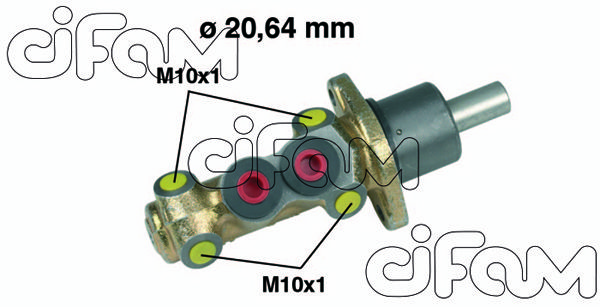 CIFAM pagrindinis cilindras, stabdžiai 202-142