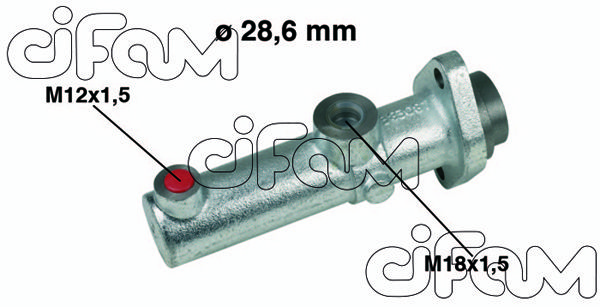 CIFAM pagrindinis cilindras, stabdžiai 202-152