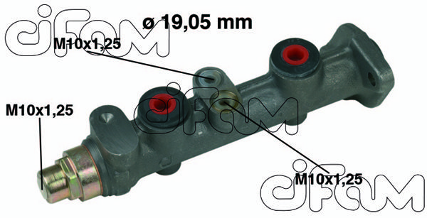 CIFAM pagrindinis cilindras, stabdžiai 202-158
