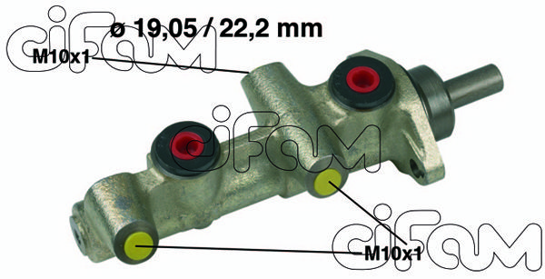 CIFAM pagrindinis cilindras, stabdžiai 202-197