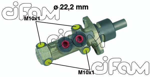 CIFAM pagrindinis cilindras, stabdžiai 202-206
