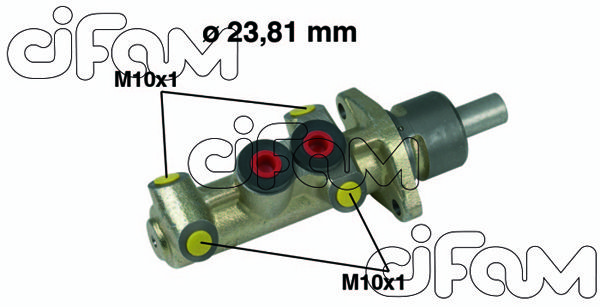 CIFAM Главный тормозной цилиндр 202-222