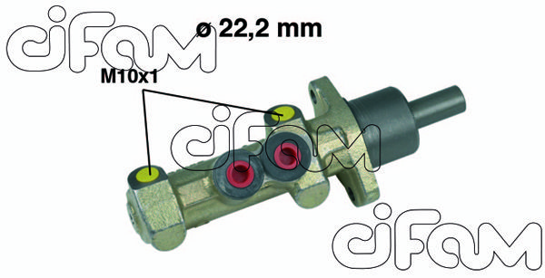 CIFAM pagrindinis cilindras, stabdžiai 202-227