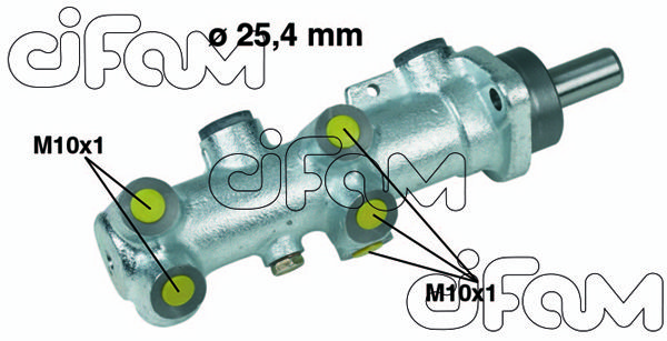 CIFAM pagrindinis cilindras, stabdžiai 202-239