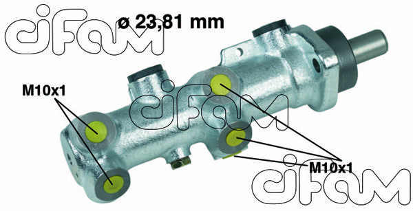 CIFAM pagrindinis cilindras, stabdžiai 202-240