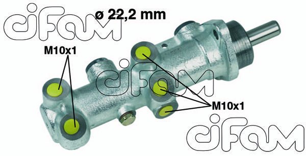 CIFAM pagrindinis cilindras, stabdžiai 202-241