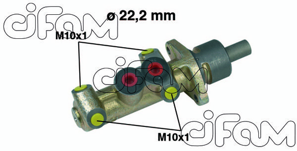 CIFAM pagrindinis cilindras, stabdžiai 202-243