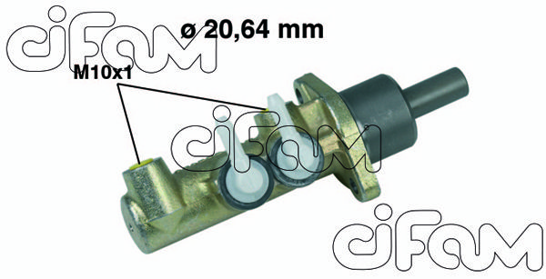 CIFAM pagrindinis cilindras, stabdžiai 202-273