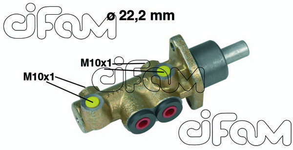 CIFAM pagrindinis cilindras, stabdžiai 202-278