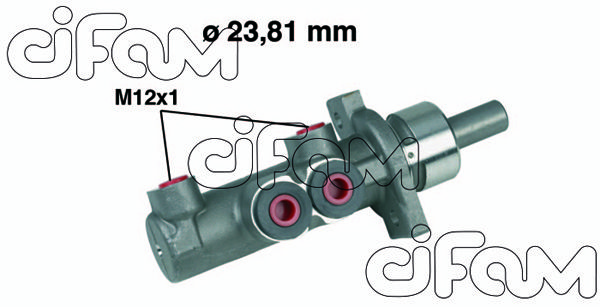 CIFAM pagrindinis cilindras, stabdžiai 202-280