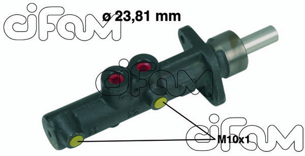 CIFAM pagrindinis cilindras, stabdžiai 202-308