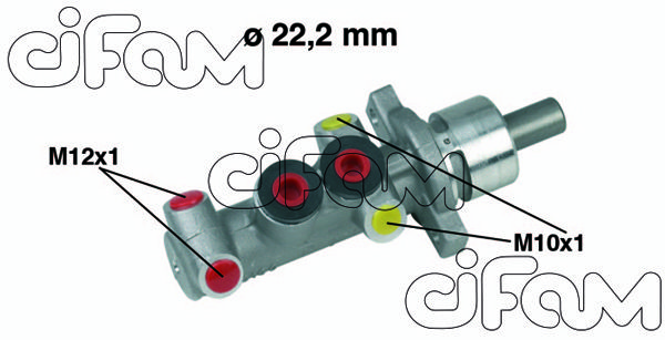 CIFAM pagrindinis cilindras, stabdžiai 202-310