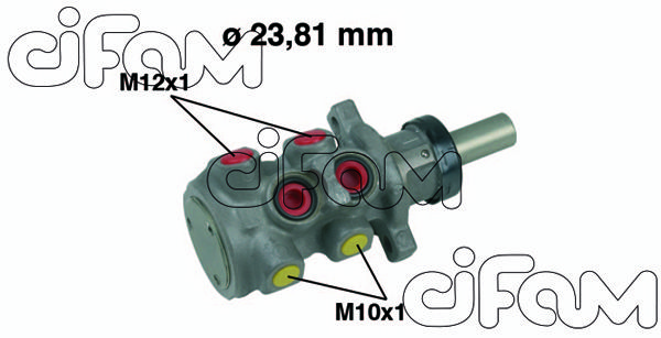CIFAM Главный тормозной цилиндр 202-312