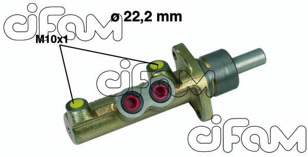 CIFAM pagrindinis cilindras, stabdžiai 202-323