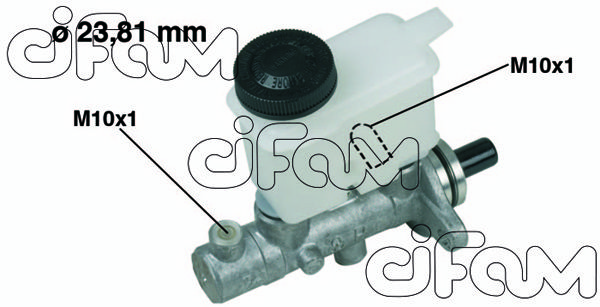 CIFAM pagrindinis cilindras, stabdžiai 202-331