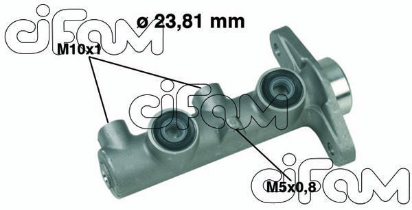 CIFAM pagrindinis cilindras, stabdžiai 202-334