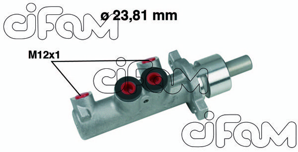 CIFAM pagrindinis cilindras, stabdžiai 202-355