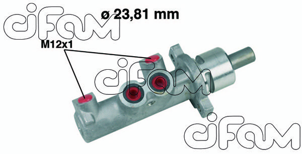 CIFAM Главный тормозной цилиндр 202-366