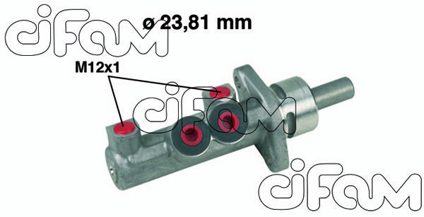 CIFAM Главный тормозной цилиндр 202-385