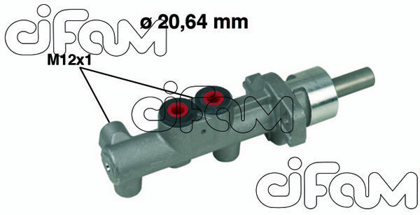 CIFAM pagrindinis cilindras, stabdžiai 202-400