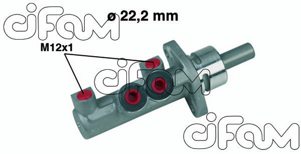 CIFAM pagrindinis cilindras, stabdžiai 202-403