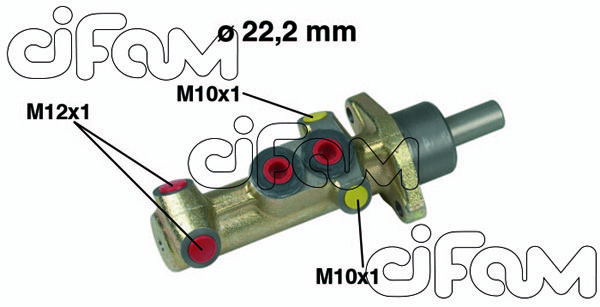 CIFAM pagrindinis cilindras, stabdžiai 202-417