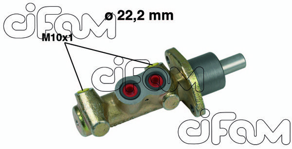 CIFAM pagrindinis cilindras, stabdžiai 202-456