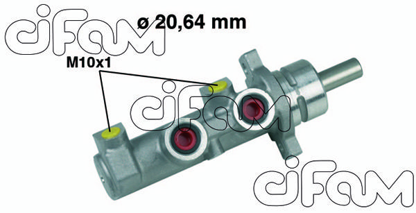 CIFAM pagrindinis cilindras, stabdžiai 202-470
