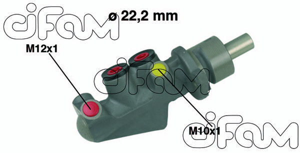 CIFAM Главный тормозной цилиндр 202-478