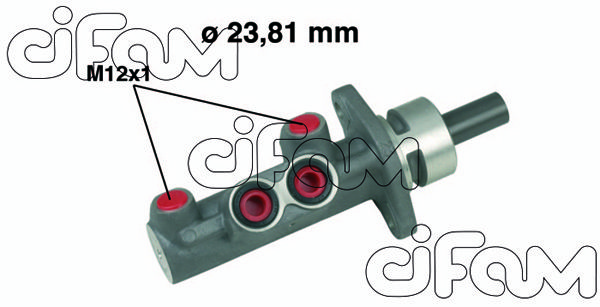 CIFAM pagrindinis cilindras, stabdžiai 202-488