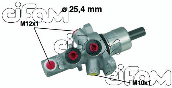 CIFAM pagrindinis cilindras, stabdžiai 202-517