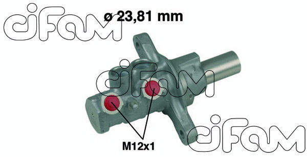 CIFAM pagrindinis cilindras, stabdžiai 202-522