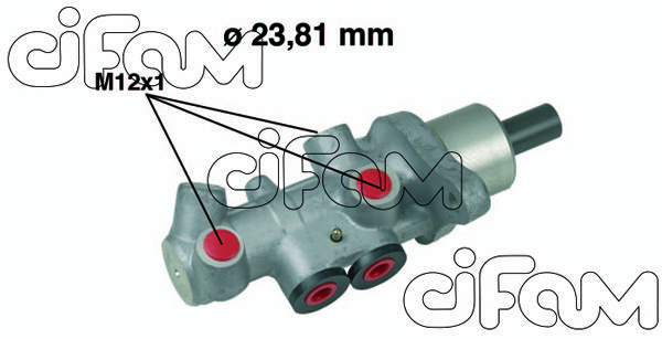 CIFAM Главный тормозной цилиндр 202-536