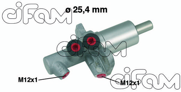 CIFAM pagrindinis cilindras, stabdžiai 202-546
