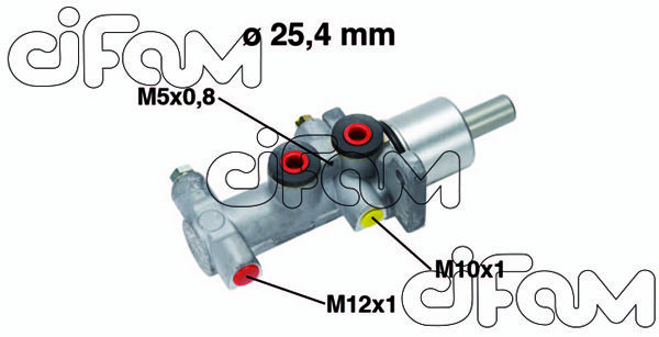 CIFAM Главный тормозной цилиндр 202-554