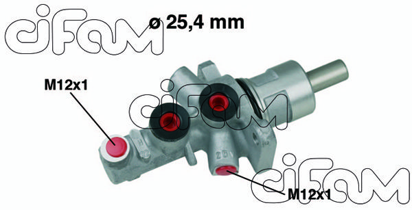 CIFAM Главный тормозной цилиндр 202-566