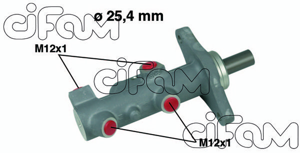 CIFAM Главный тормозной цилиндр 202-578