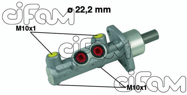 CIFAM Главный тормозной цилиндр 202-637