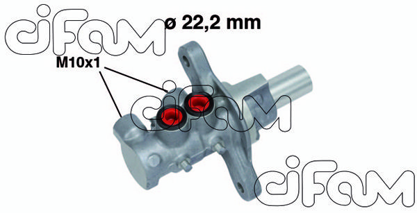 CIFAM Главный тормозной цилиндр 202-675