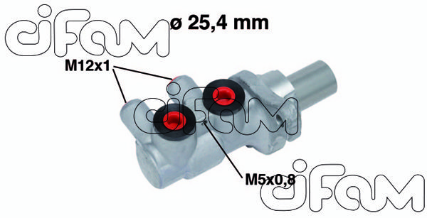 CIFAM Главный тормозной цилиндр 202-716