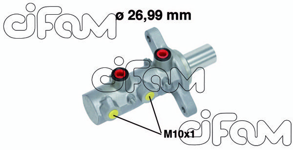 CIFAM Главный тормозной цилиндр 202-728