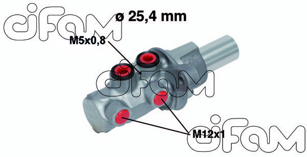 CIFAM Главный тормозной цилиндр 202-754